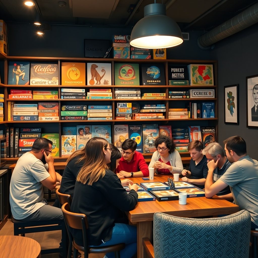 Hauska lautapelisisältö Board Cafessa